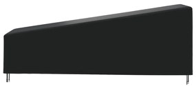 vidaXL Κάλυμμα Ξαπλώστρας Μαύρο 210x80x45/75 εκ. 420D Ύφασμα Oxford