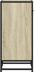 vidaXL Συρταριέρα Sonoma Δρυς 35,5x35x76 εκ. Επεξ. Ξύλο + Μέταλλο
