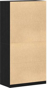 vidaXL Ντουλάπι Μαύρη Οξυά 100 x 50 x 200 cm Επεξεργασμένο ξύλο
