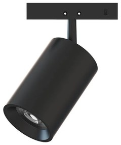 Σποτ Μαγνητικής Ράγας Mini THUBE540B 24V DC 5W 4000K 530Lm 24° RA90 3,5x5,5(8,1)cm Black Aca