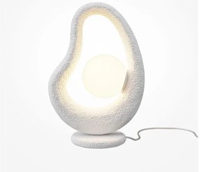 Επιτραπέζιο Φωτιστικό 1xG9 Όψη Πέτρα Opus Maytoni-MOD380TL-01W-Λευκό MOD380TL-01W