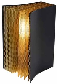 Φωτιστικό Επιτραπέζιο Lucide 78596-01-30 EXTRAVAGANZA LIVRET Μαύρο Ματ (Black Mat)|Χρυσό Χρώμα (Gold Coloured)