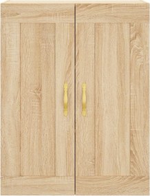 vidaXL Ντουλάπι Επιτοίχιο Sonoma Δρυς 69,5 x 34 x 90 εκ. Επεξεργ. Ξύλο