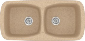 Sanitec Classic 319 (93×51) - Γρανιτένιος νεροχύτης - Granite BEIGE