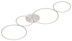 Φωτιστικό Οροφής - Πλαφονιέρα Rondo 622610431 White Trio Lighting Metal