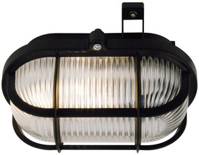 Φωτιστικό Τοίχου Skot 17051003 11x18cm 1xE27 60W IP44 Black Nordlux Plastic, Glass