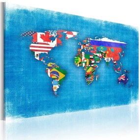 Πίνακας - Flags of the World 120x80