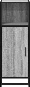 vidaXL Ντουλάπι μπάνιου Γκρι Sonoma 35x37,5x100 cm