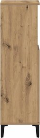 vidaXL Ντουλάπι μπάνιου Δρυς τεχνίτης 30x30x100 cm Κατασκευασμένο ξύλο