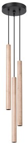 Κρεμαστό φωτιστικό Pastelo 3,3xG9/8w, Χρώμα ξύλο