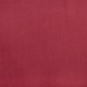 vidaXL Πολυθρόνα Μπάρελ Μπορντό Βελούδινη με Υποπόδιο