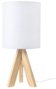 Επιτραπέζιο Φωτιστικό TF176721TWH White Wood, Fabric