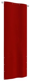 Διαχωριστικό Βεράντας Κόκκινο 80 x 240 εκ. Ύφασμα Oxford - Κόκκινο