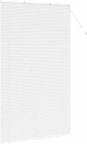 vidaXL Βενετσιάνικες Ρόδες Λευκό 220 x 130 εκ Αλουμίνιο