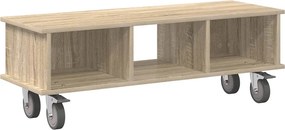 vidaXL Βάση TV Δρύς Sonoma 100 x 35 x 35 εκ Επεξεργασμένο ξύλο