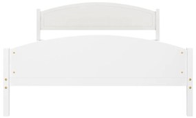 Πλαίσιο Κρεβατιού Λευκό 160 x 200 εκ. από Μασίφ Ξύλο Πεύκου - Λευκό