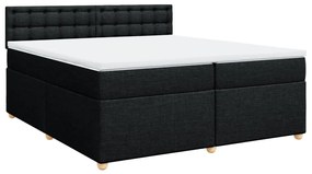 ΚΡΕΒΑΤΙ BOXSPRING ΜΕ ΣΤΡΩΜΑ ΜΑΥΡΟ 200X200 ΕΚ. ΥΦΑΣΜΑΤΙΝΟ 3286803