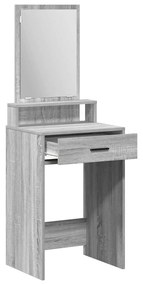 vidaXL Κομμό Υπνοδωματίου με συρτάρι Γκρι sonoma 50 x 41 x 140 εκ.