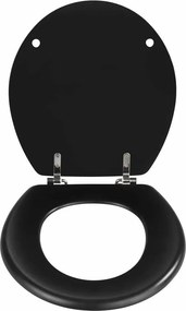 Καπάκι Λεκάνης (41x38) Wenko Prima Black Matt 20077100