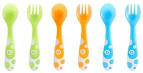 Κουτάλια Και Πιρούνια Βρεφικά 11454 (Σετ 6τμχ) Multi Munchkin 6 τμχ Plastic