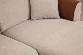 Corner Sofa-Bed Aren Right - Beige, Cinnamon Beige
Cinnamon