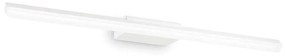 Φωτιστικό Τοίχου - Απλίκα Riflesso 142289 62x9x4cm Led 1800lm 17W 3000K White Ideal Lux Metal, Plastic