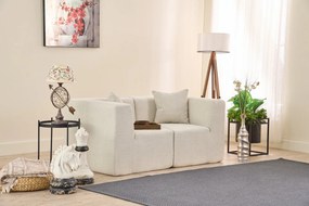 Διθέσιος Καναπές Κρέμα RAKS 85x165x70