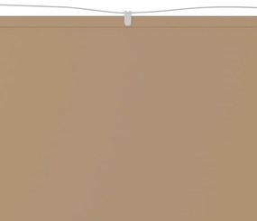 vidaXL Τέντα Κάθετη Taupe 200 x 360 εκ. από Ύφασμα Oxford