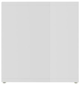 Έπιπλο Τηλεόρασης Γυαλιστερό Λευκό 72x35x36,5 εκ. Μοριοσανίδα - Λευκό