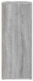 vidaXL Ντουλάπι Γκρι Sonoma 91x29,5x75 εκ. από Επεξεργασμένο Ξύλο