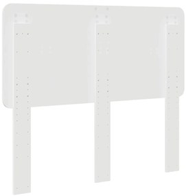 vidaXL Κεφαλάρι με κεφαλάρι Λευκό 120 cm Επεξεργασμένο ξύλο