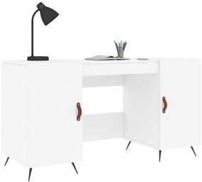 vidaXL Γραφείο Λευκό 140 x 50 x 75 εκ. από Επεξεργασμένο Ξύλο