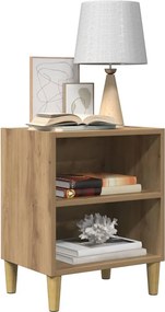 vidaXL Κομοδίνα 2 τεμ. 40x30x50 εκ. από Επεξεργασμένο Ξύλο