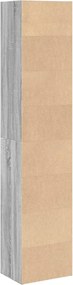 vidaXL Βιβλιοθήκη Γκρι Sonoma 40x30x189 εκ. από Επεξεργ. Ξύλο