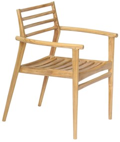 ARMCHAIR MOOSEN  SOLID TEAK WOOD IN NATURAL