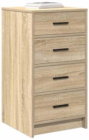 vidaXL Πλαϊνό γραφείο Sonoma Δρυς 40 x 41 x 75 εκ Επεξεργασμένο ξύλο