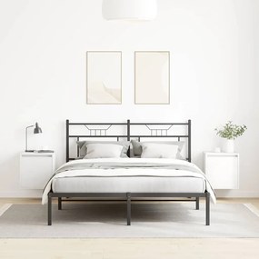 vidaXL Κομοδίνα Επιτοίχια 2 τεμ. Λευκά 38x34x40 εκ.