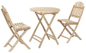 Σετ Τραπέζι με 2 Καρέκλες Home ESPRIT 61 x 61 x 73 cm
