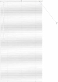 vidaXL Βενετσιάνικες Ρόδες Λευκό 175 x 85 εκ Αλουμίνιο