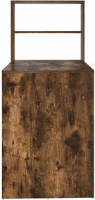 vidaXL Γραφείο Καπνιστό Δρύς 113 x 54 x 120 cm Επεξεργασμένο Ξύλο