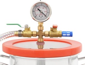 vidaXL Θάλαμος Κενού 3,7 Λίτρων από Ανοξείδωτο Ατσάλι