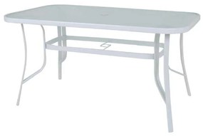 Τραπέζι Rio 150x90cm Μεταλ.Λευκό