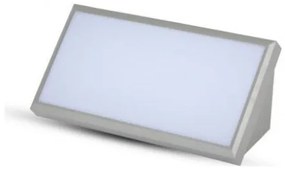 LED αδιάβροχη απλίκα 20W γωνία IP65 6400K ψυχρό λευκό με γκρι σώμα218238 VTAC-218238-Γκρι 218238