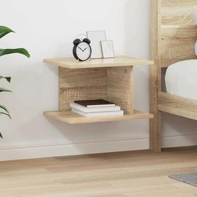 vidaXL Κομοδίνο Δρύς Sonoma 40 x 30 x 25 εκ Επεξεργασμένο Ξύλο