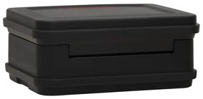 vidaXL Χρηματοκιβώτιο Μαύρο 38 x 32,5 x 16,5 εκ.