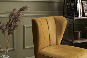 Πολυθρόνα Χρυσό LAYLA 65x65x80