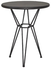 Τραπέζι Κήπου Cologne/T3-R60cm 02-00-1027 60x60x74cm Black