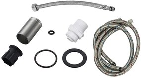 BRUNO μπαταρία πάγκου κουζίνας M54510-207, τρίοδη, αναμεικτική, ασημί