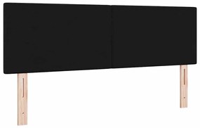 vidaXL Κεφαλάρι με κεφαλάρι Μαύρο 140 cm ύφασμα