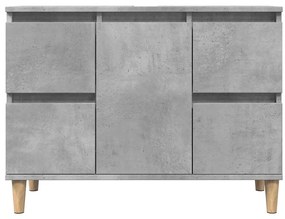 vidaXL Ντουλάπι Νιπτήρα Γκρι Σκυρ. 80 x 33 x 60 εκ. Επεξεργασμένο Ξύλο